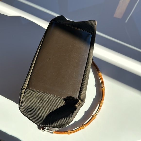 GUCCI vintage purse with bamboo handle - Picture 9 of 13